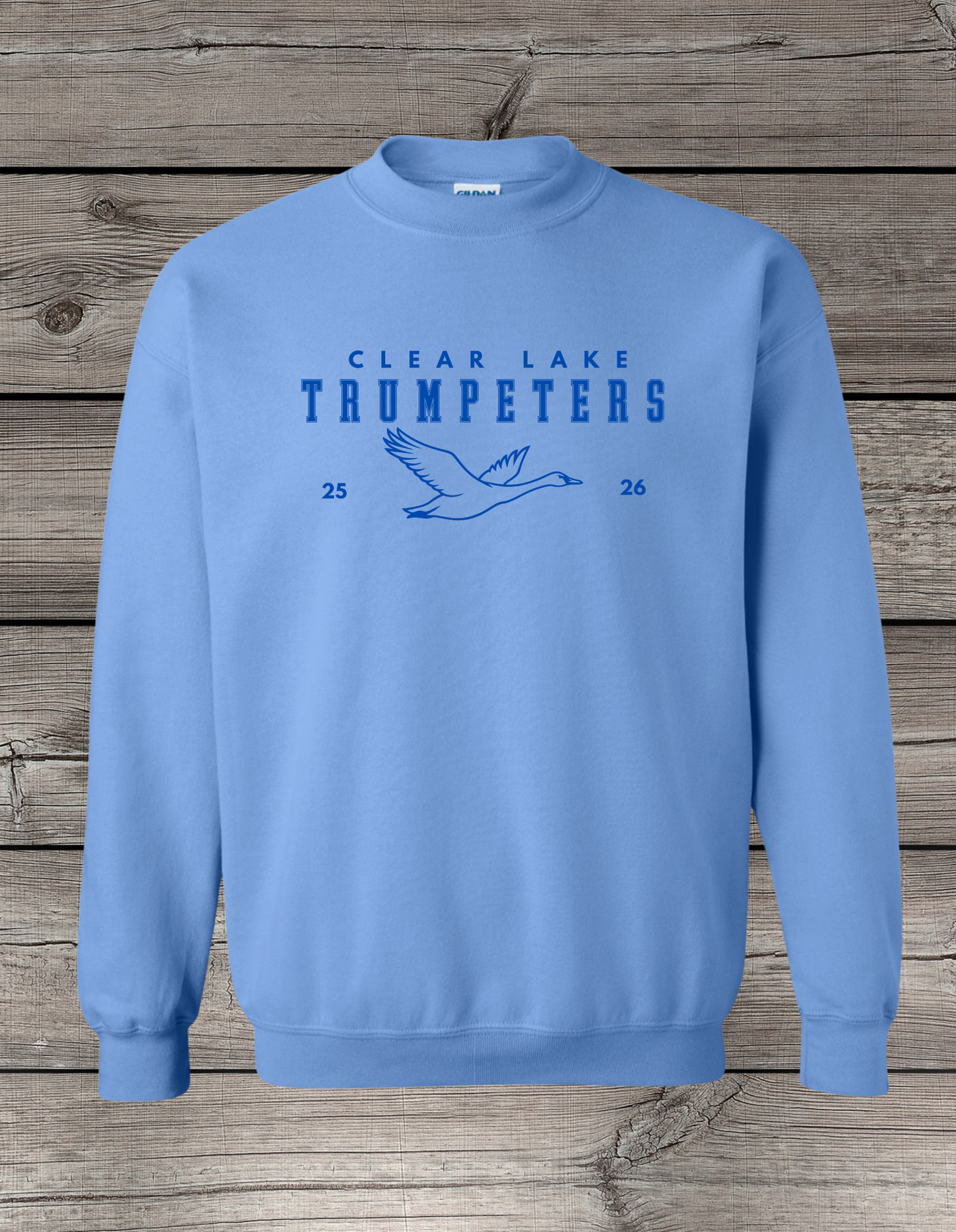 Clearlake Trumpeters Crewneck Sweatshirt | School Spirit Wear | Youth & Adult Sizes | 25/26