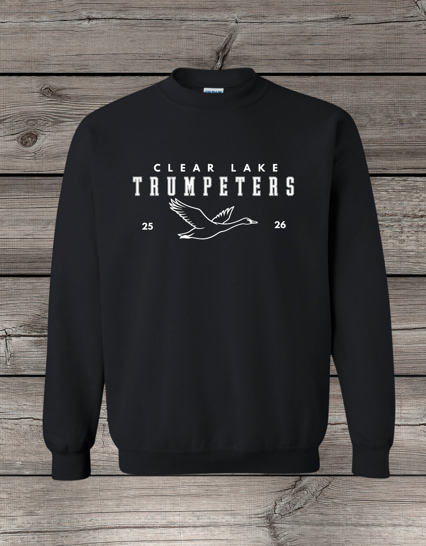 Clearlake Trumpeters Crewneck Sweatshirt | School Spirit Wear | Youth & Adult Sizes | 25/26