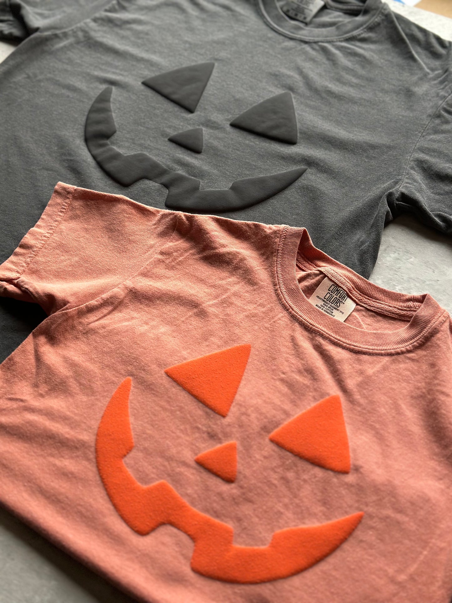 Monochromatic Pumpkin Head Tee | Halloween T-Shirt