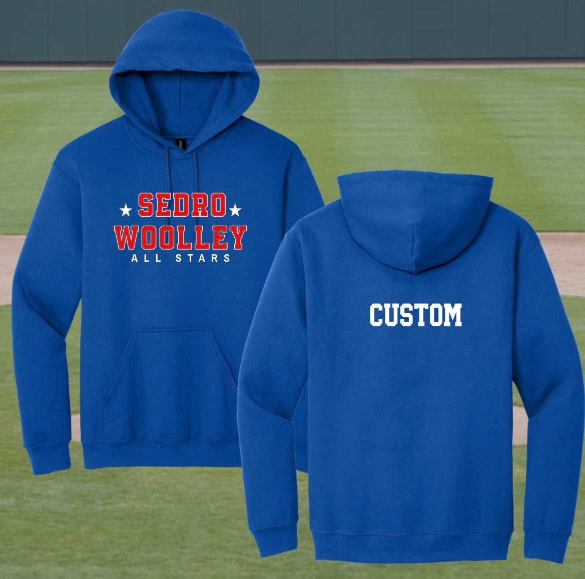 SWLL All Stars Hoodie Large Front Design