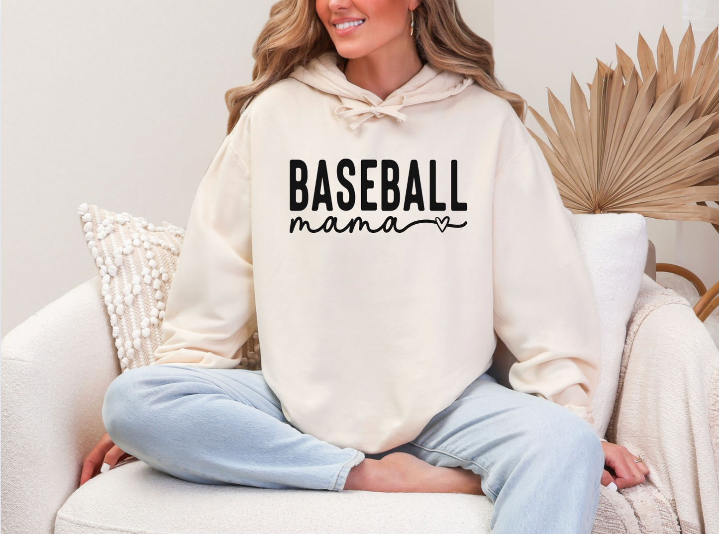 Baseball/Softball Mama Sweatshirt – Comfort Colors Hoodie