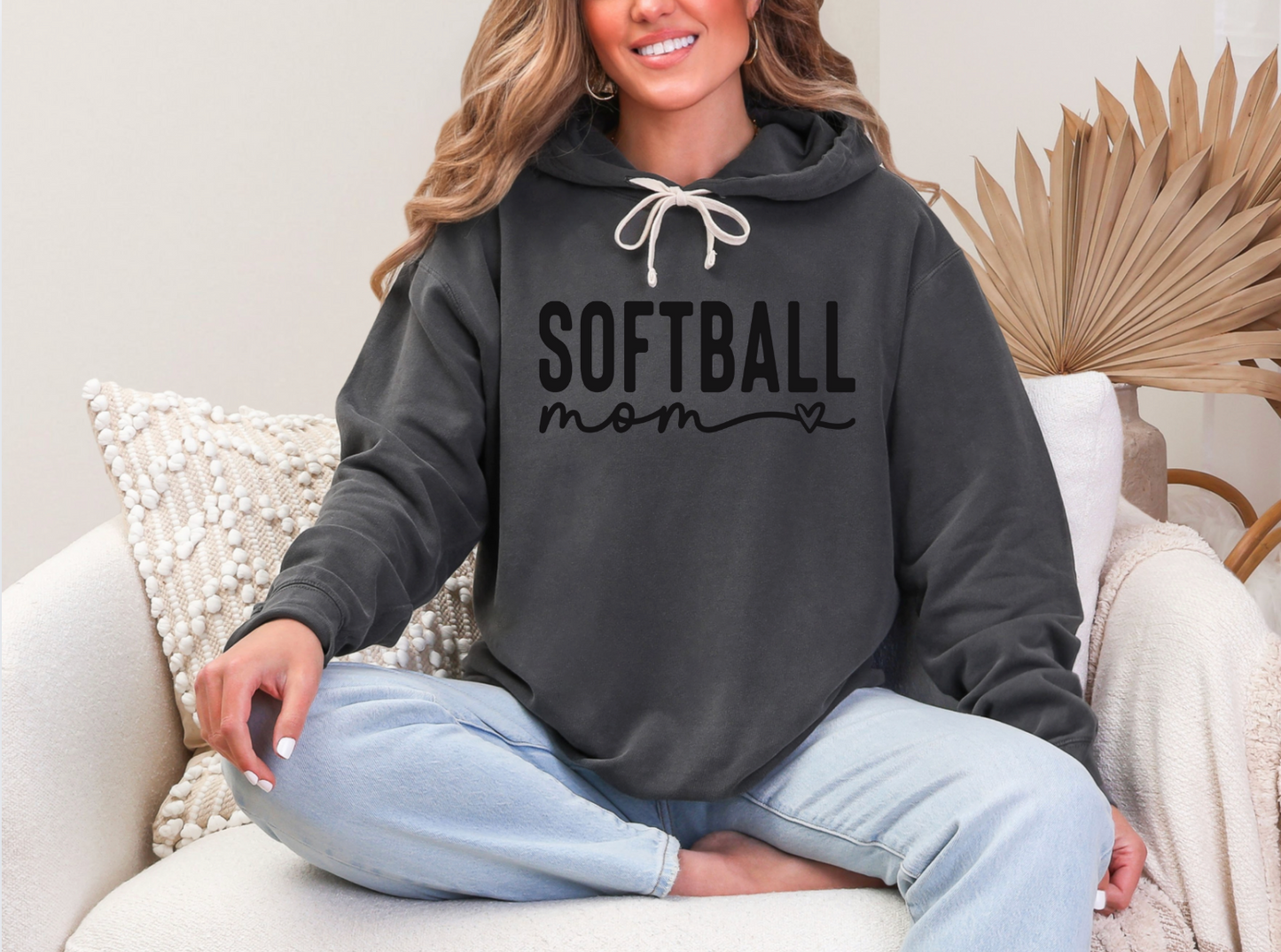 Baseball/Softball Mama Sweatshirt – Comfort Colors Hoodie
