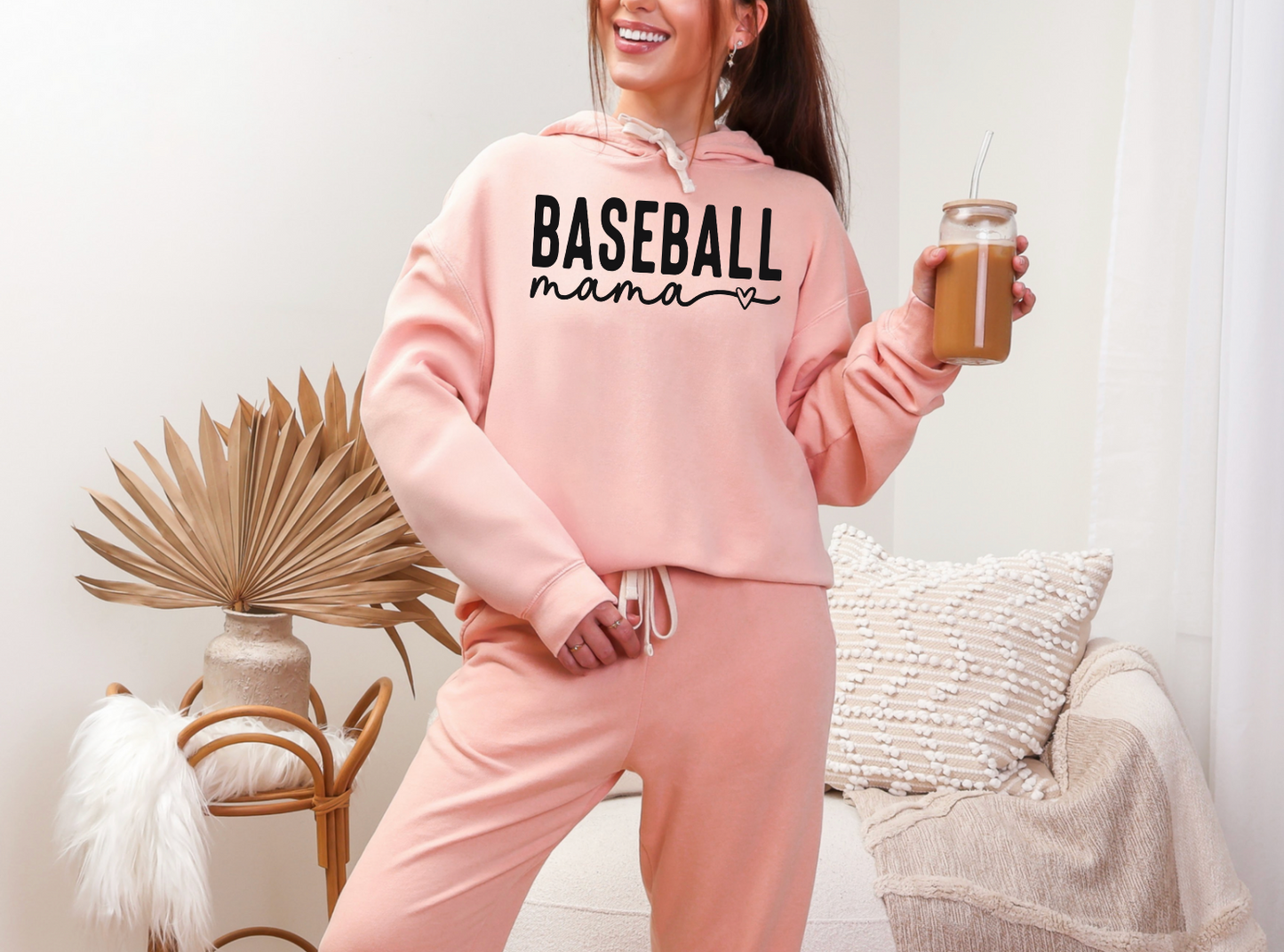 Baseball/Softball Mama Sweatshirt – Comfort Colors Hoodie