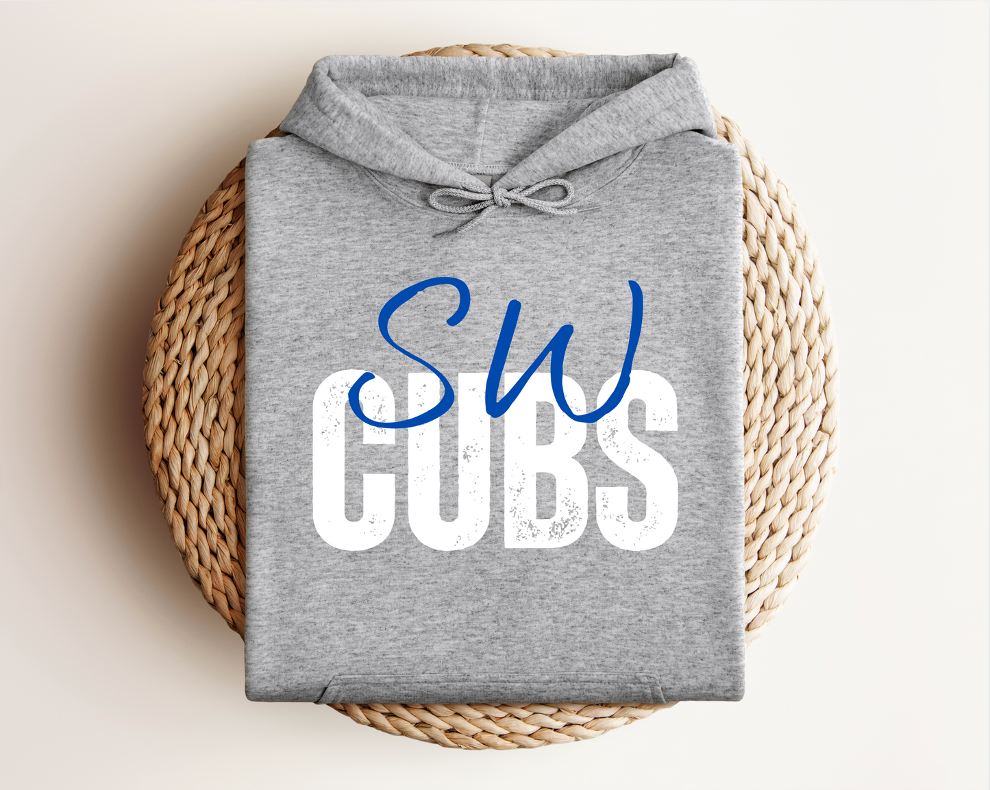 Sedro Woolley Cubs | Sports Grey Gildan Hoodie, Tee & Crewneck | SW | School Mascot Apparel | Unisex Fit