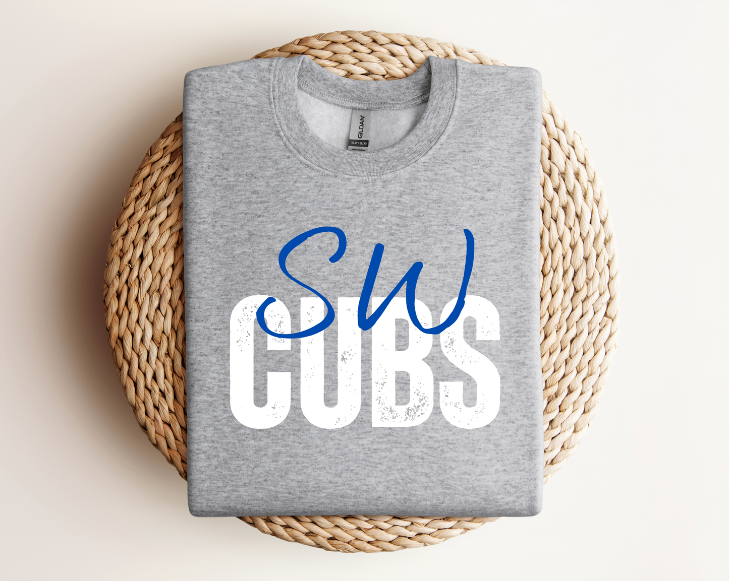 Sedro Woolley Cubs | Sports Grey Gildan Hoodie, Tee & Crewneck | SW | School Mascot Apparel | Unisex Fit