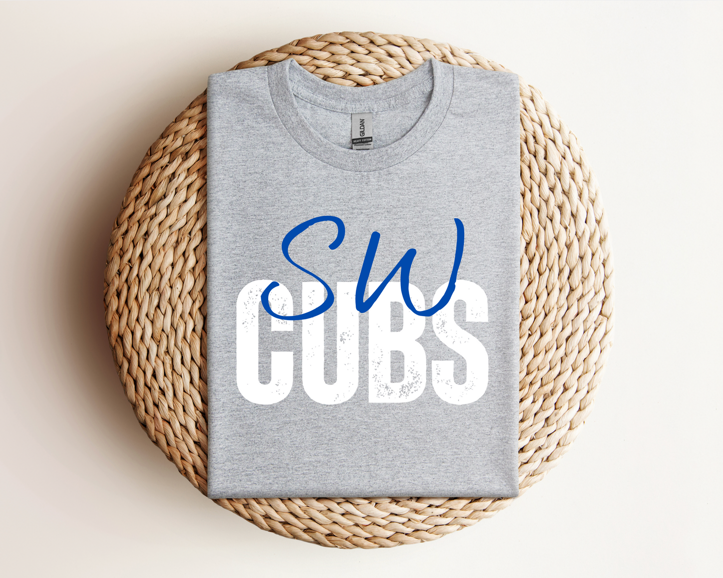 Sedro Woolley Cubs | Sports Grey Gildan Hoodie, Tee & Crewneck | SW | School Mascot Apparel | Unisex Fit