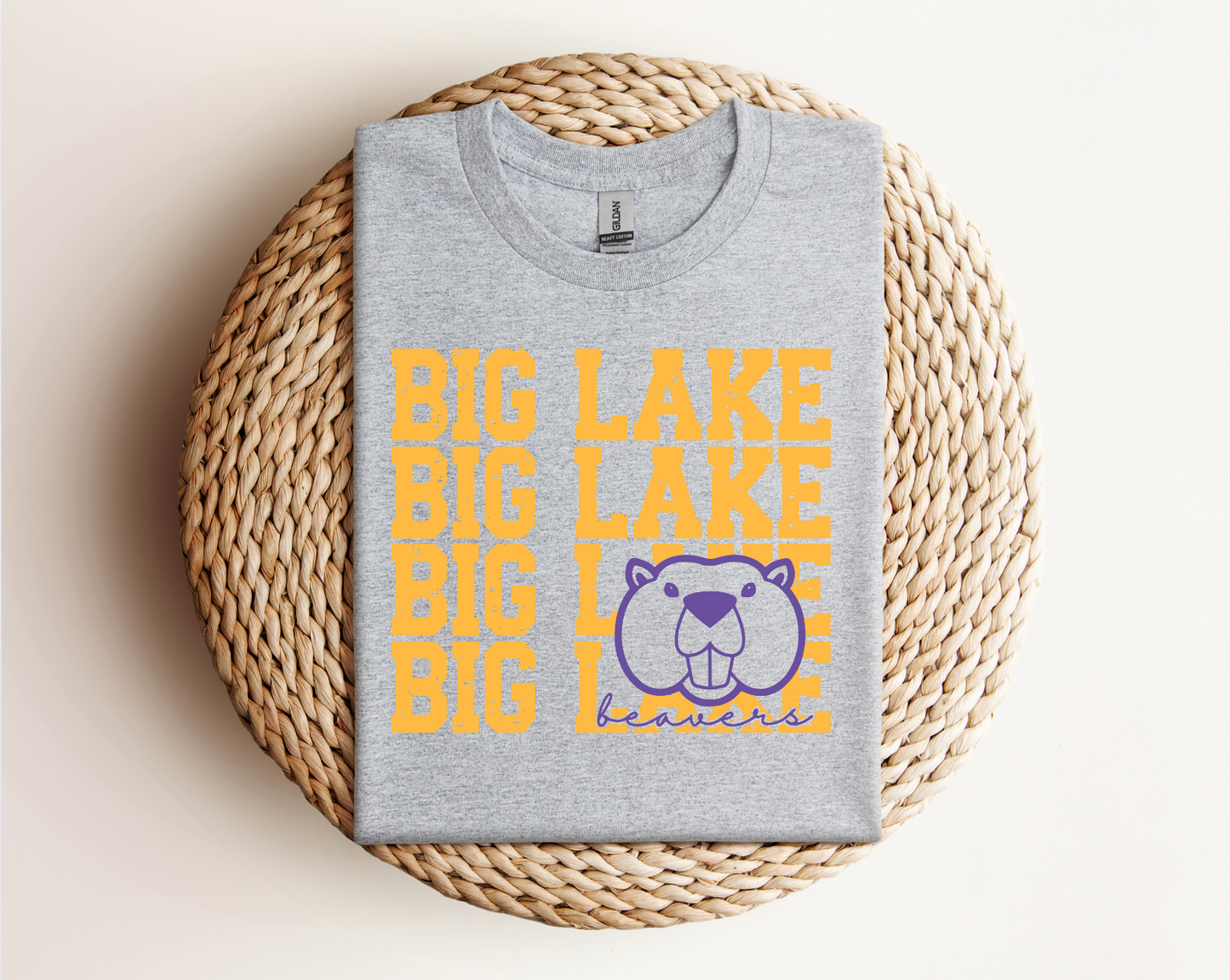 Big Lake Beavers Logo Tee, Crewneck, & Hoodie â Youth & Adult Sizes | School Spirit Wear | Gildan Apparel