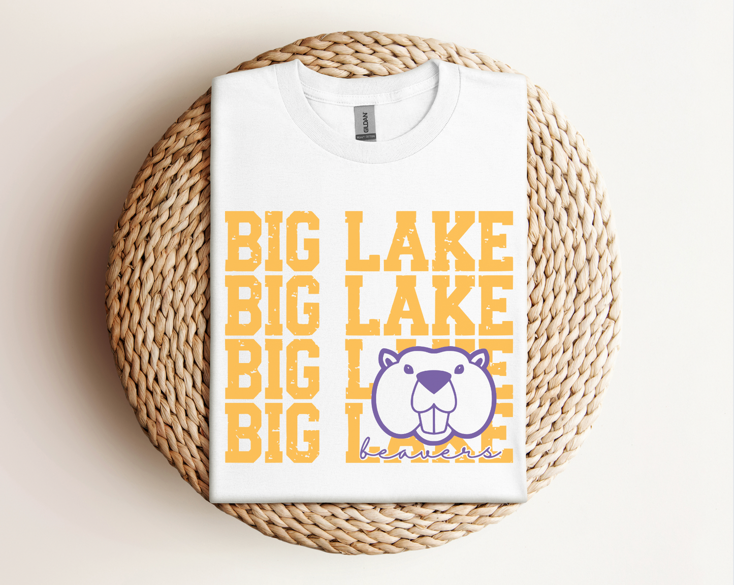 Big Lake Beavers Logo Tee, Crewneck, & Hoodie â Youth & Adult Sizes | School Spirit Wear | Gildan Apparel