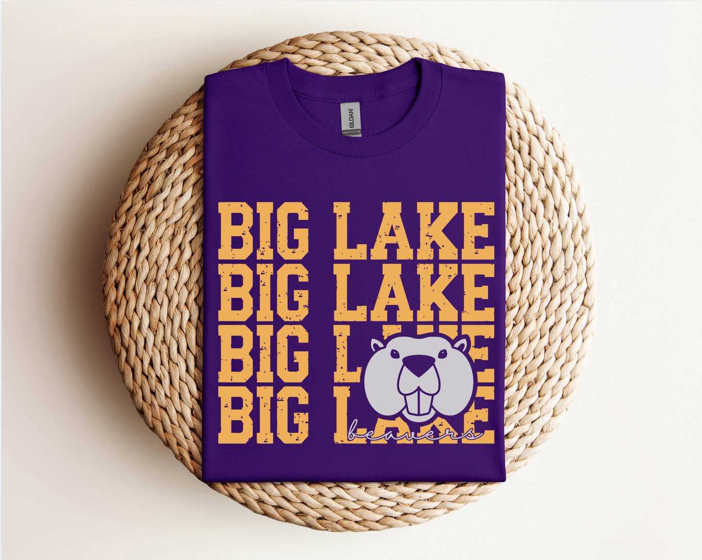 Big Lake Beavers Logo Tee, Crewneck, & Hoodie â Youth & Adult Sizes | School Spirit Wear | Gildan Apparel