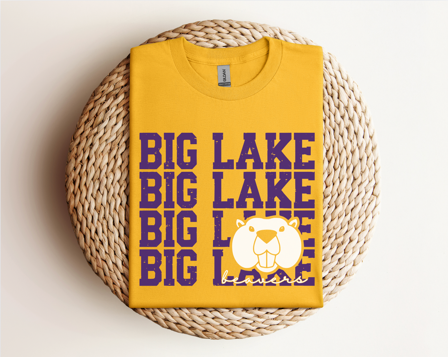 Big Lake Beavers Logo Tee, Crewneck, & Hoodie â Youth & Adult Sizes | School Spirit Wear | Gildan Apparel