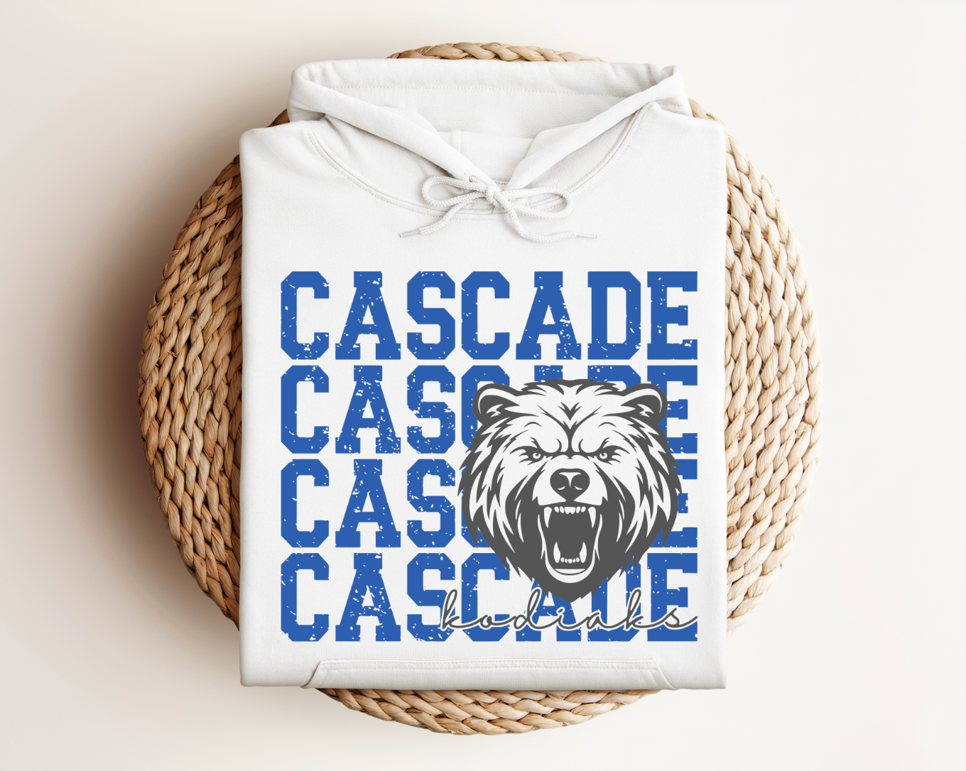 Cascade Kodiaks Logo Tee, Crewneck, & Hoodie β Youth & Adult Sizes | School Spirit Wear | Gildan Apparel