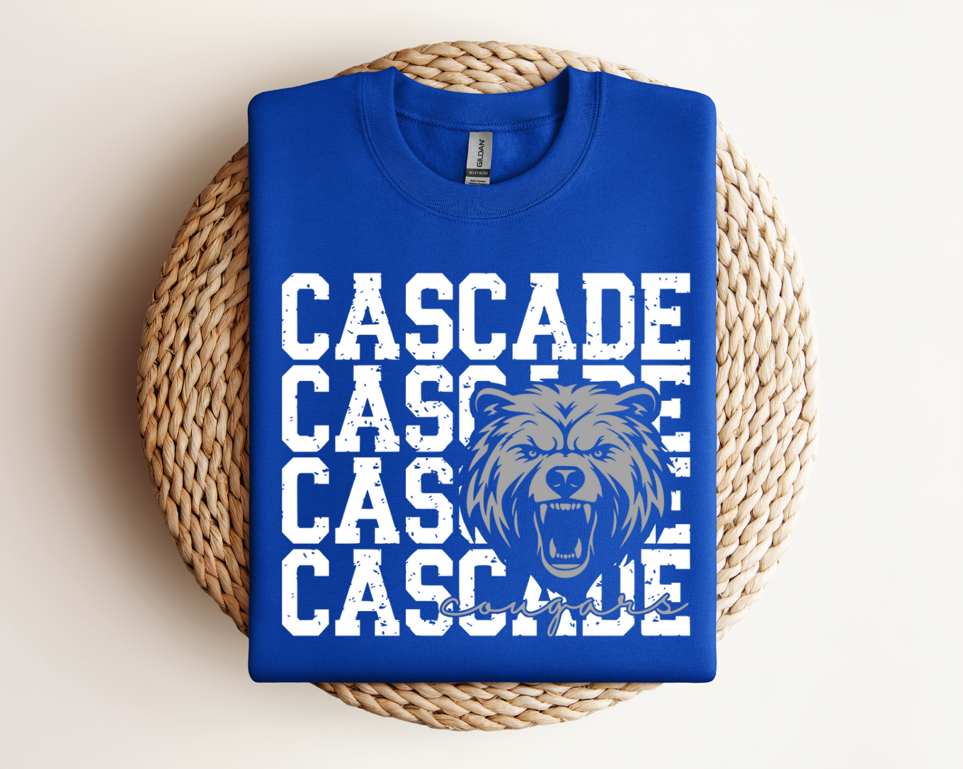 Cascade Kodiaks Logo Tee, Crewneck, & Hoodie β Youth & Adult Sizes | School Spirit Wear | Gildan Apparel