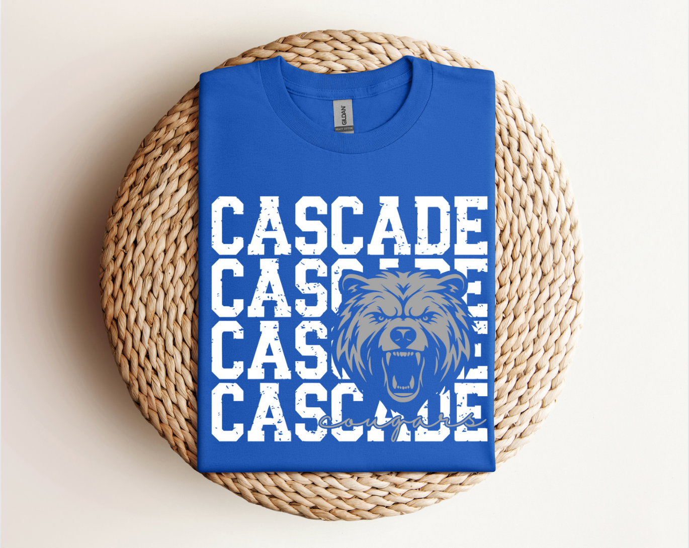 Cascade Kodiaks Logo Tee, Crewneck, & Hoodie β Youth & Adult Sizes | School Spirit Wear | Gildan Apparel