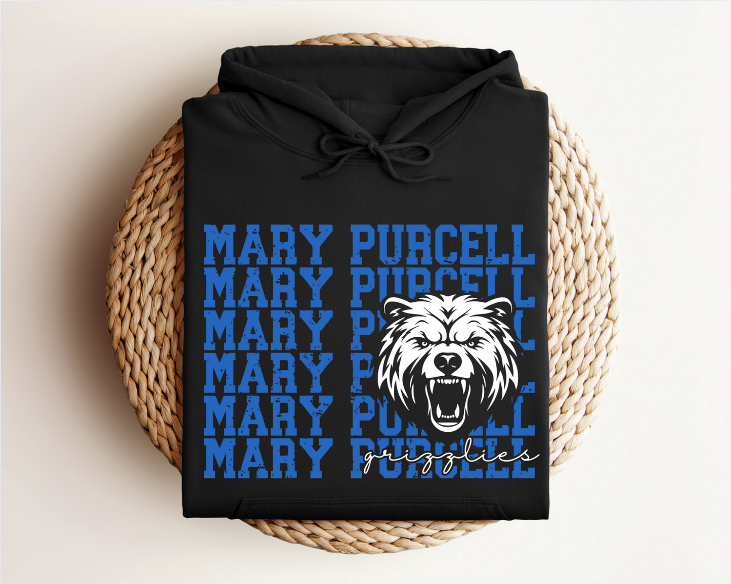 Mary Purcell Grizzlies Logo Tee, Crewneck, & Hoodie β Youth & Adult Sizes | School Spirit Wear | Gildan Apparel