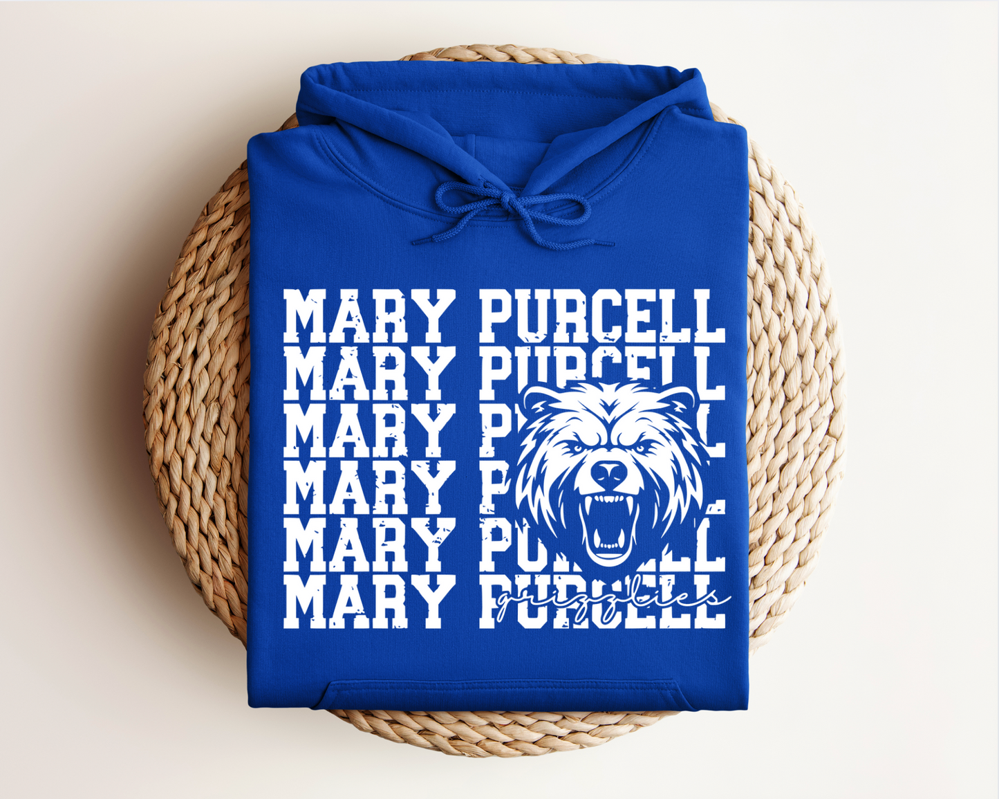 Mary Purcell Grizzlies Logo Tee, Crewneck, & Hoodie β Youth & Adult Sizes | School Spirit Wear | Gildan Apparel