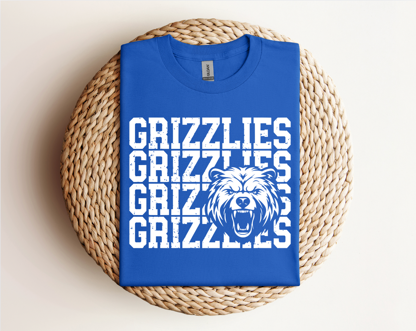 Grizzlies Logo Tee, Crewneck, & Hoodie – Youth & Adult Sizes | School Spirit Wear | Gildan Apparel (Copy)