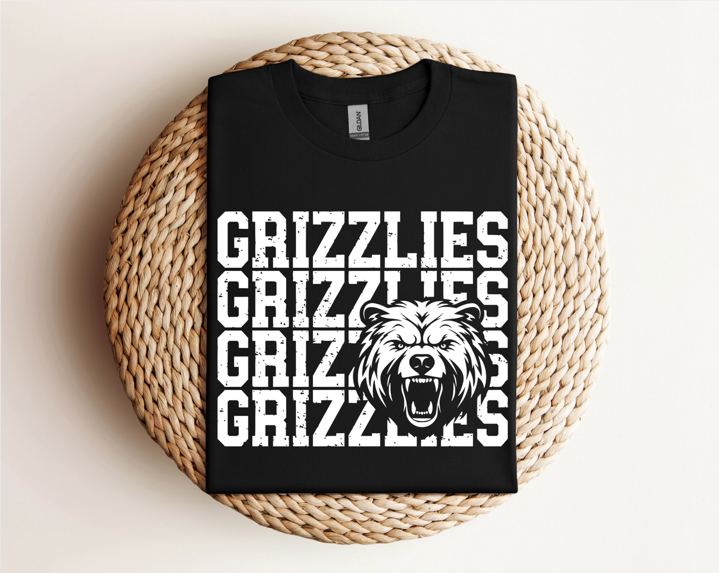 Grizzlies Logo Tee, Crewneck, & Hoodie – Youth & Adult Sizes | School Spirit Wear | Gildan Apparel (Copy)