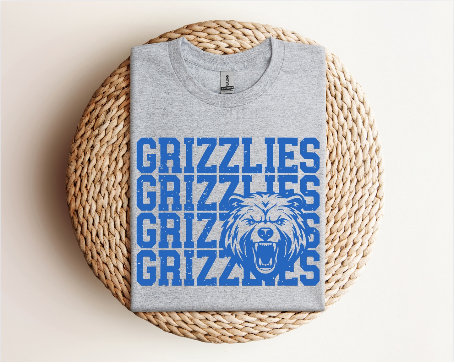 Grizzlies Logo Tee, Crewneck, & Hoodie – Youth & Adult Sizes | School Spirit Wear | Gildan Apparel (Copy)