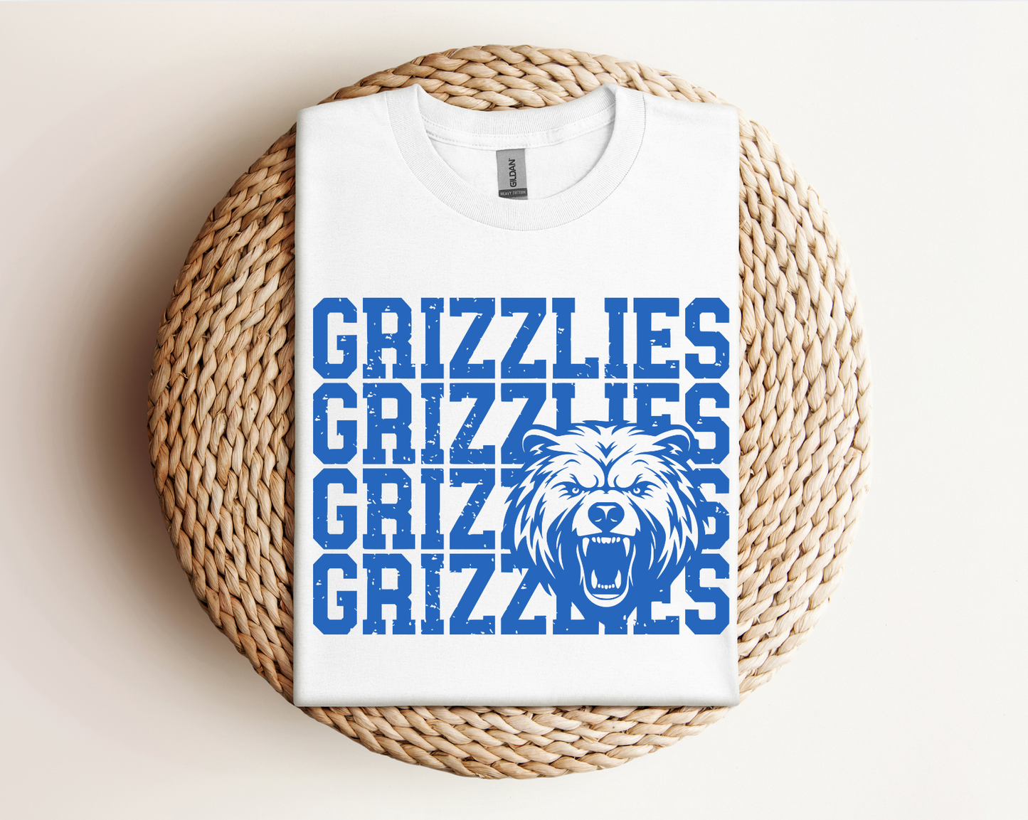 Grizzlies Logo Tee, Crewneck, & Hoodie – Youth & Adult Sizes | School Spirit Wear | Gildan Apparel (Copy)