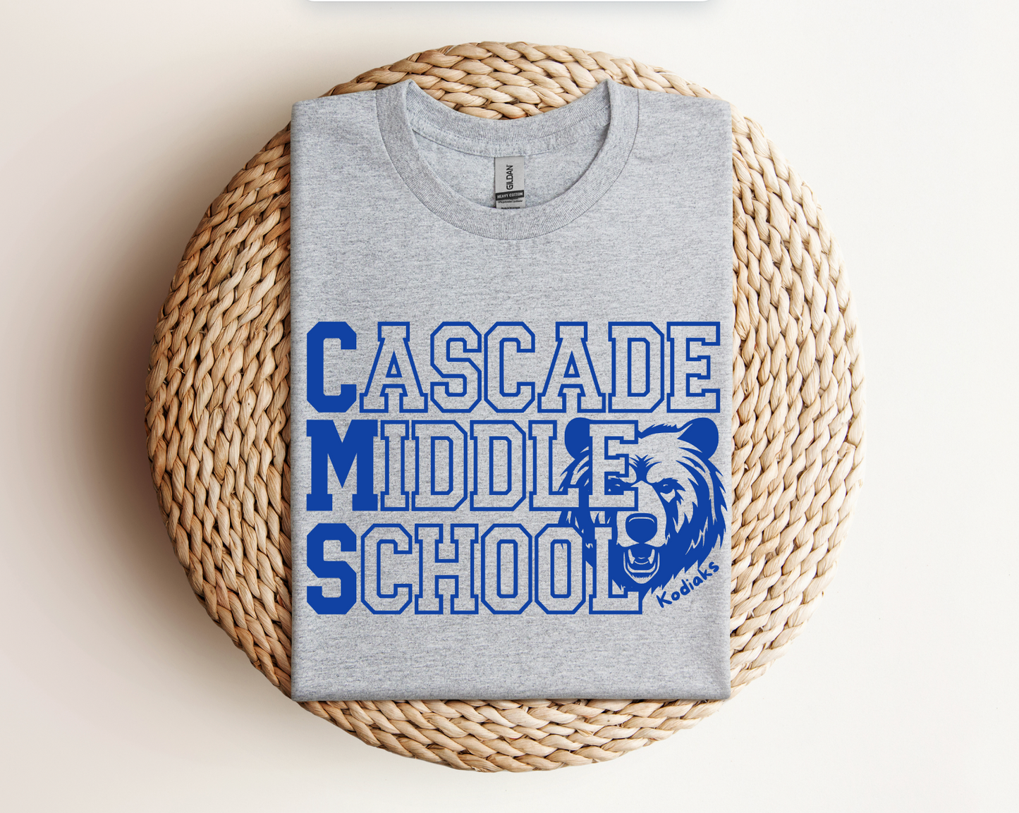 CMS Kodiaks Tee, Hoodie, or Crewneck β Cascade Middle School Spirit Wear | Youth & Adult Sizes