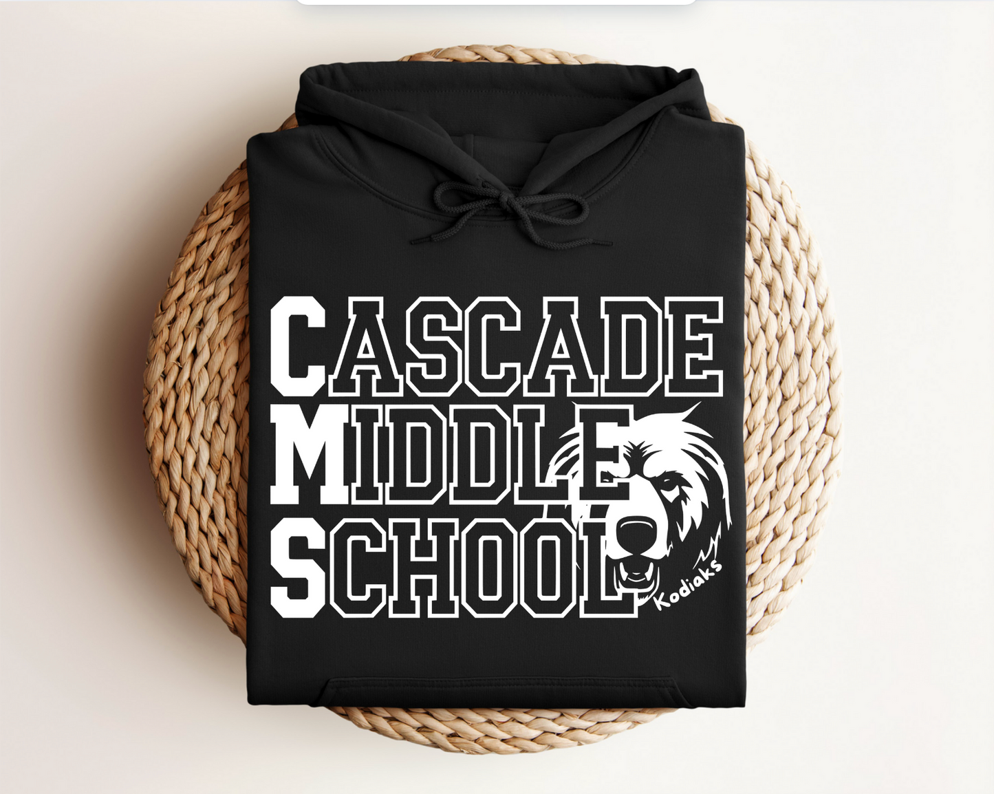 CMS Kodiaks Tee, Hoodie, or Crewneck β Cascade Middle School Spirit Wear | Youth & Adult Sizes