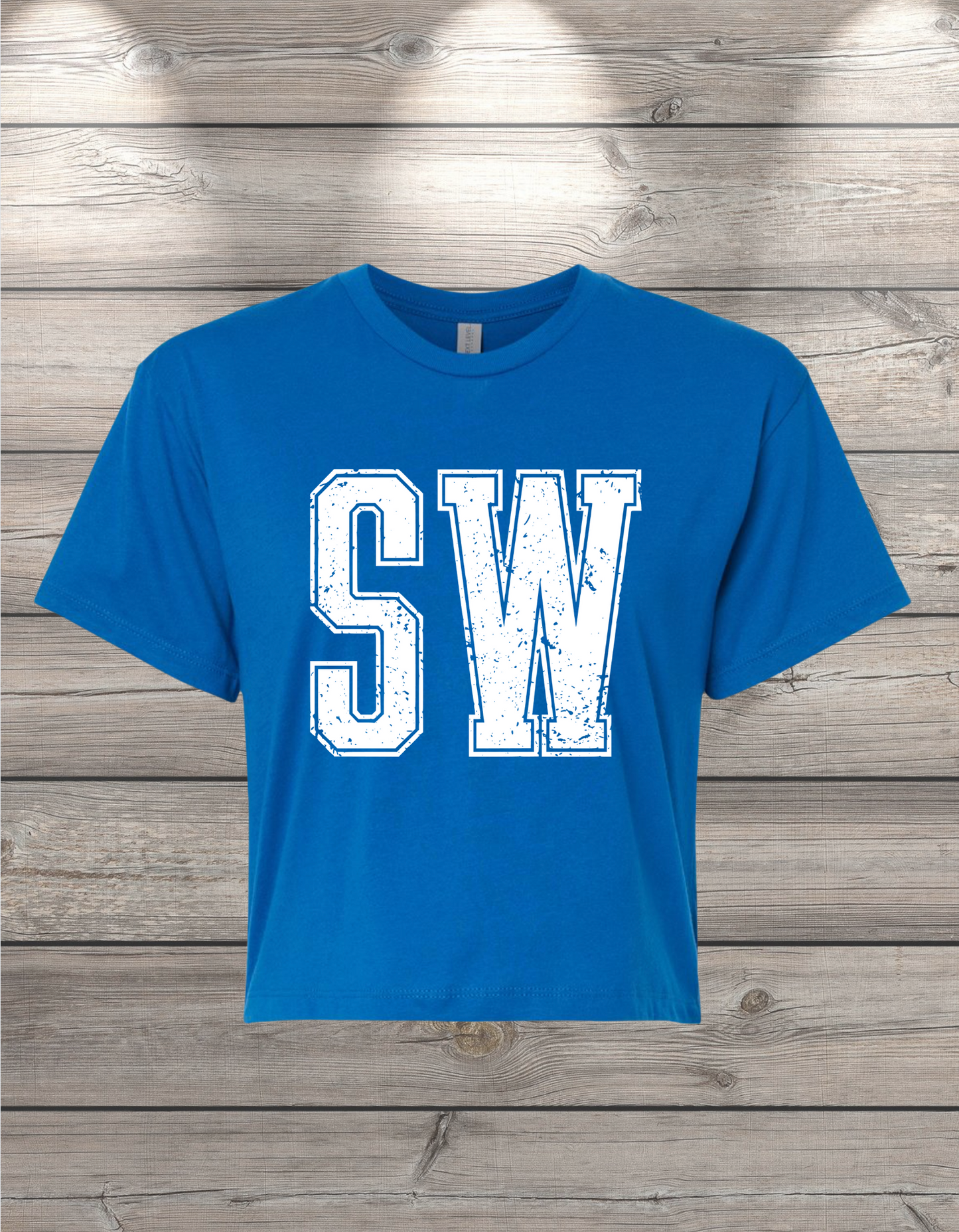 Sedro-Woolley Crop T-Shirt – Next Level 1580 Women's Festival Tee | 4 SW Design Options | School Spirit Wear