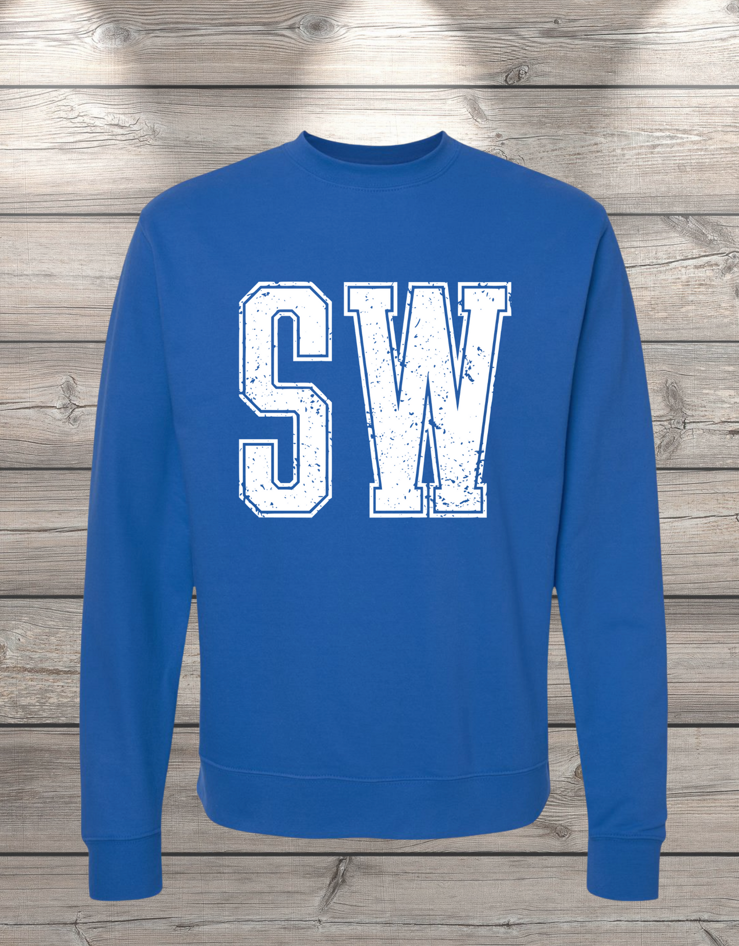 SW | Sedro Woolley Unisex Crewneck Sweatshirt – Independent Trading Co. | Optional Name on Back or Sleeve
