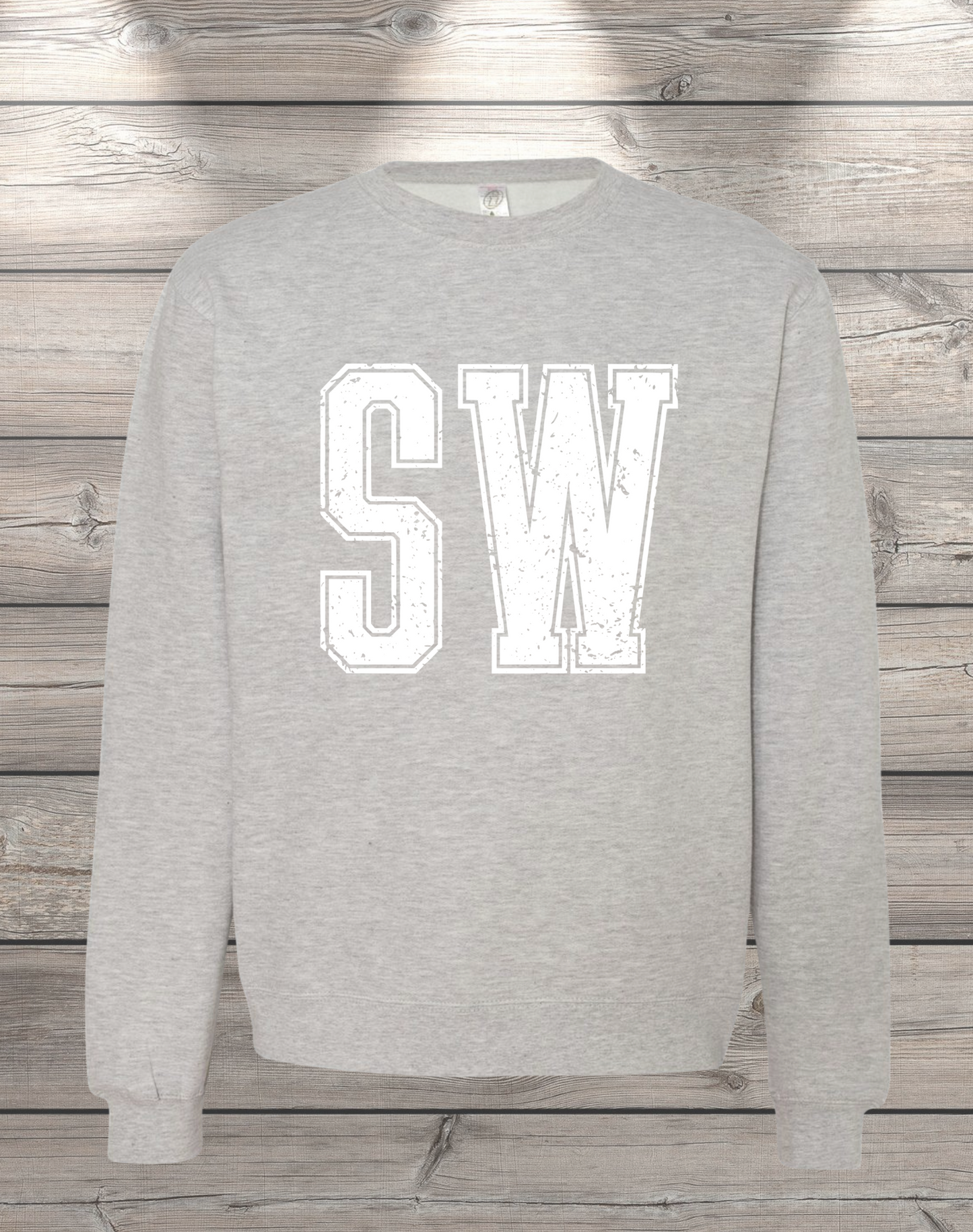 SW | Sedro Woolley Unisex Crewneck Sweatshirt – Independent Trading Co. | Optional Name on Back or Sleeve