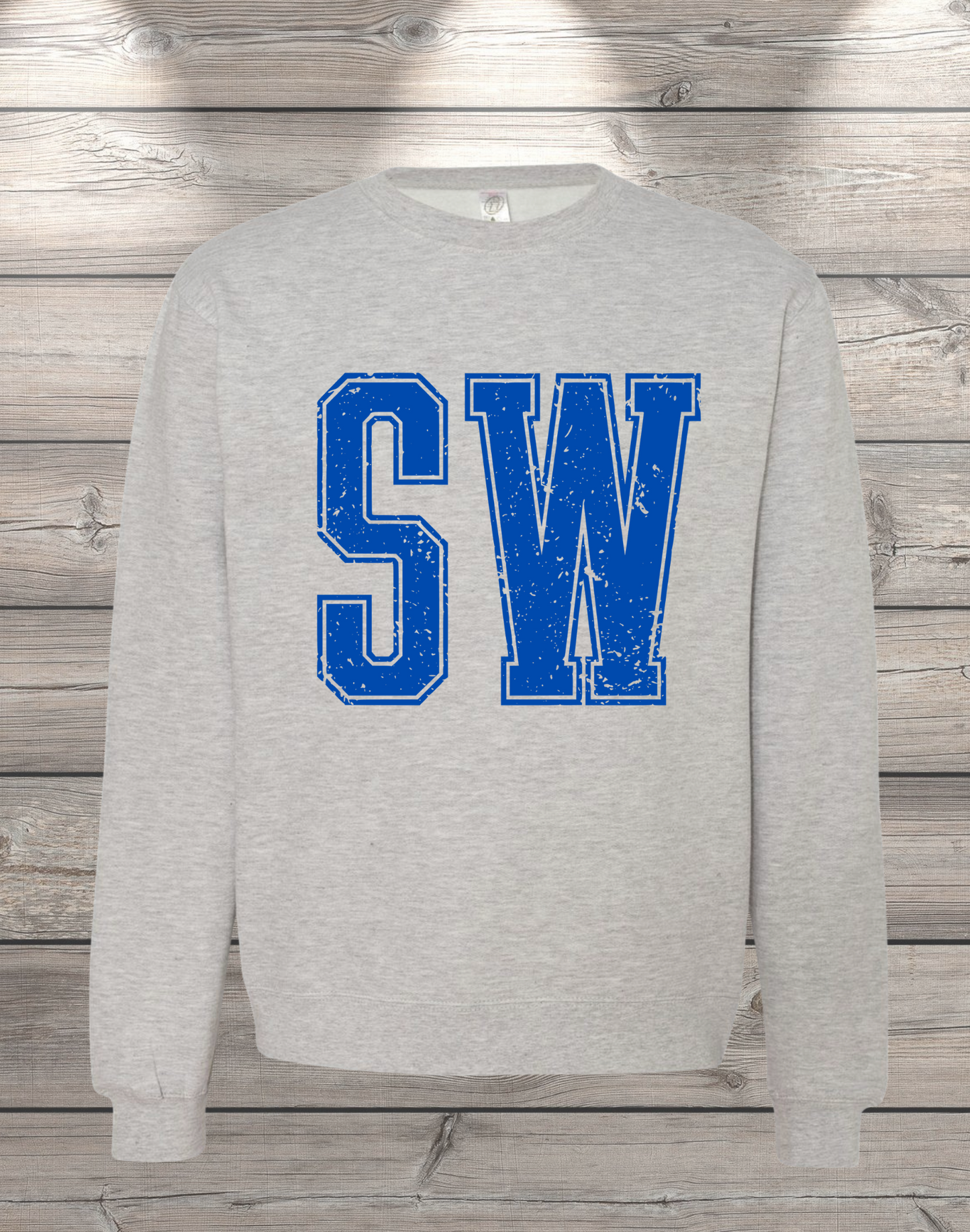 SW | Sedro Woolley Unisex Crewneck Sweatshirt – Independent Trading Co. | Optional Name on Back or Sleeve