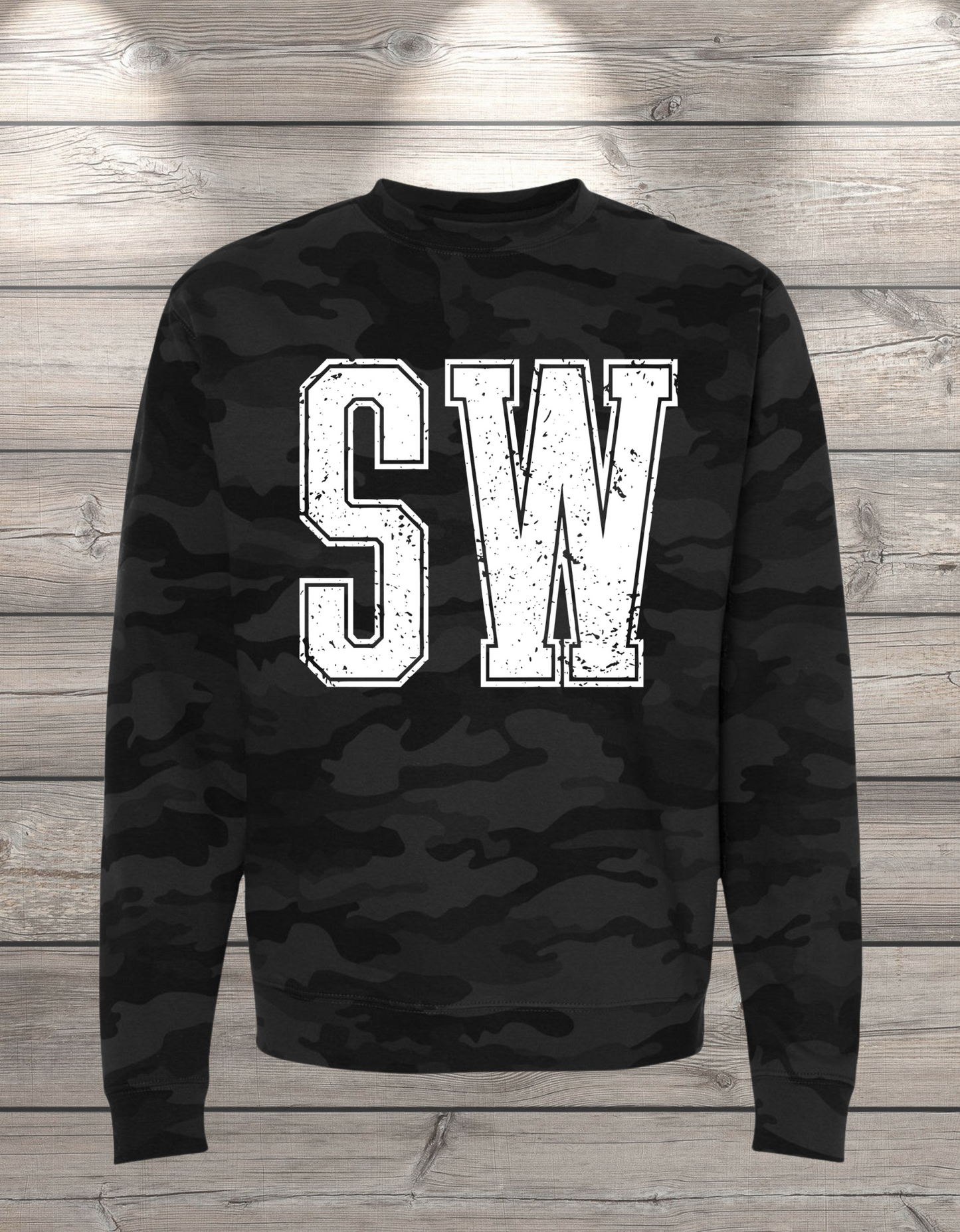 SW | Sedro Woolley Unisex Crewneck Sweatshirt – Independent Trading Co. | Optional Name on Back or Sleeve