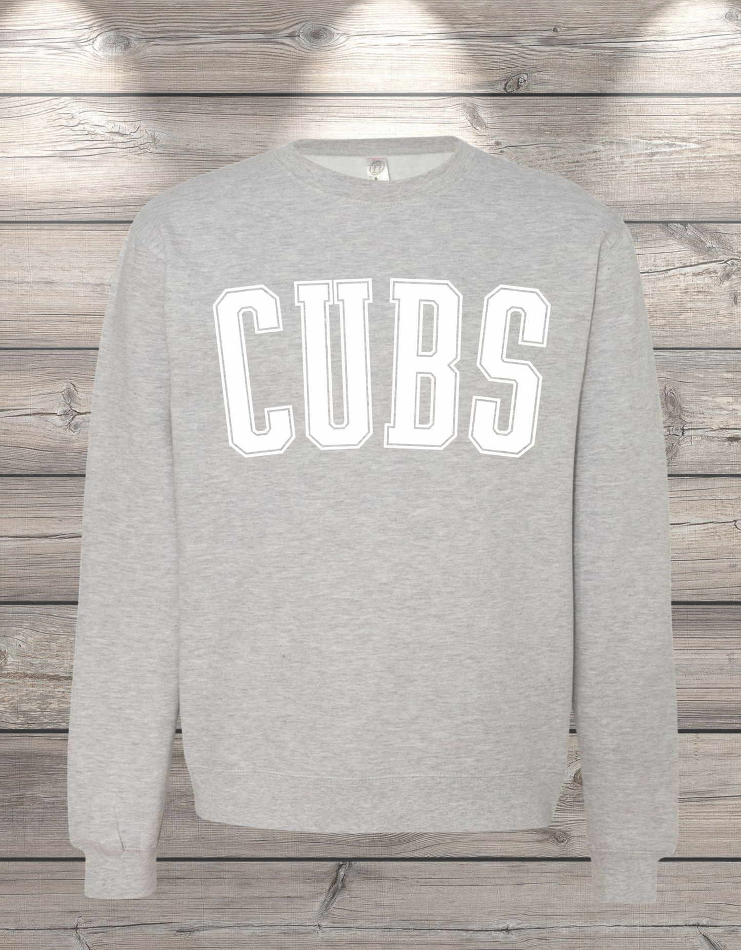 CUBS | Sedro Woolley Cubs Unisex Crewneck Sweatshirt – Independent Trading Co. | Optional Name on Back or Sleeve
