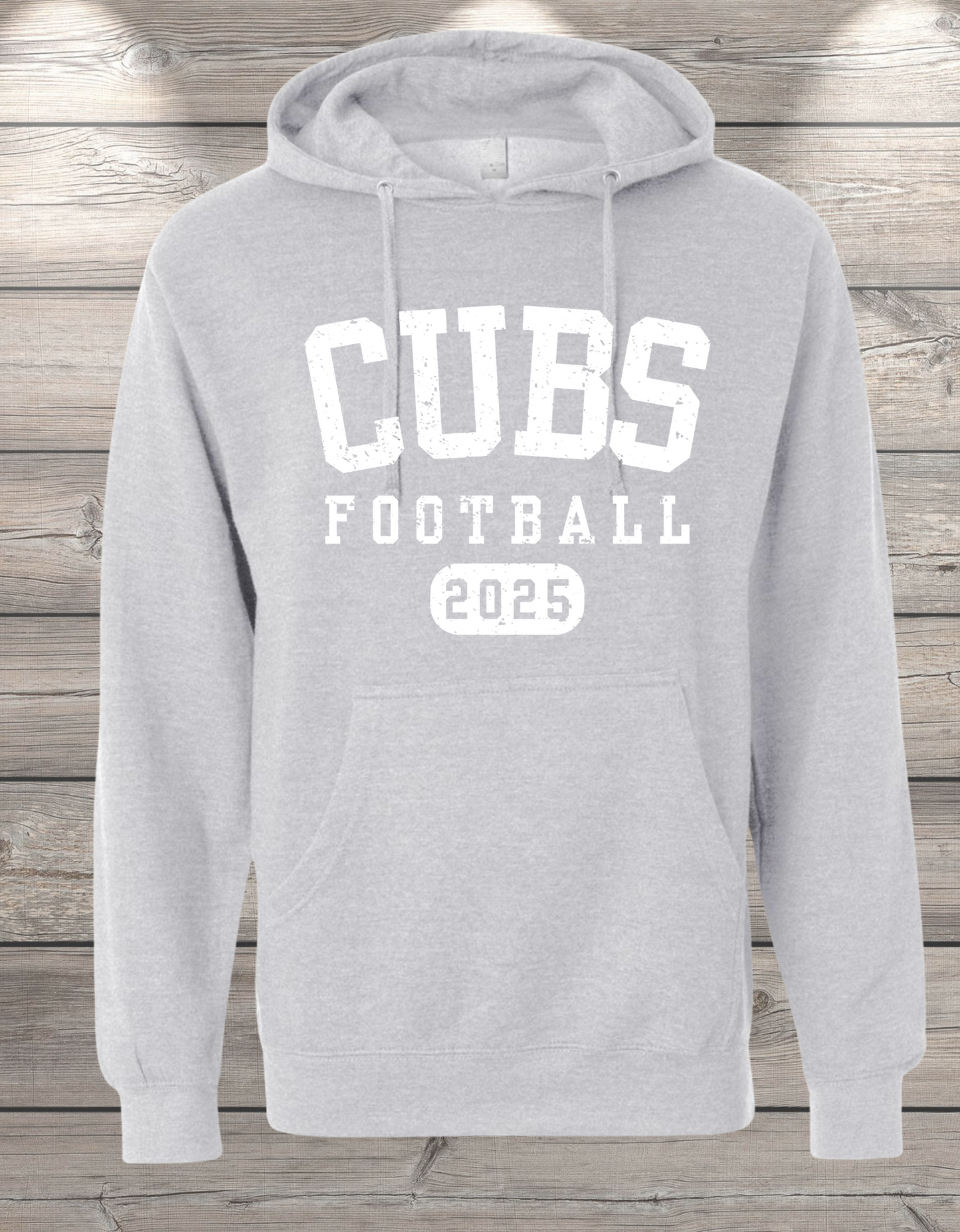 CUBS Football | Sedro Woolley Cubs Football Unisex Hoodie Sweatshirt – Independent Trading Co. | Optional Name on Back or Sleeve