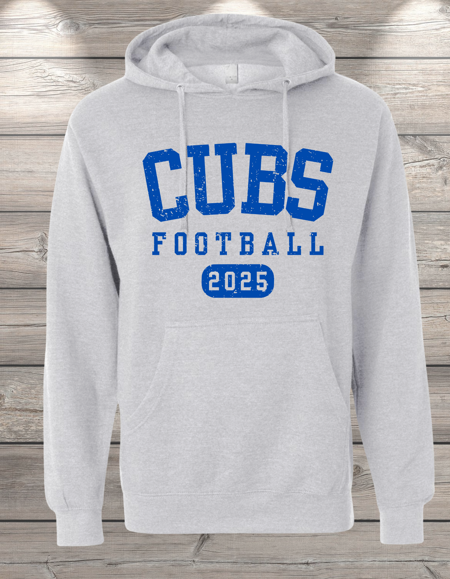 CUBS Football | Sedro Woolley Cubs Football Unisex Hoodie Sweatshirt – Independent Trading Co. | Optional Name on Back or Sleeve