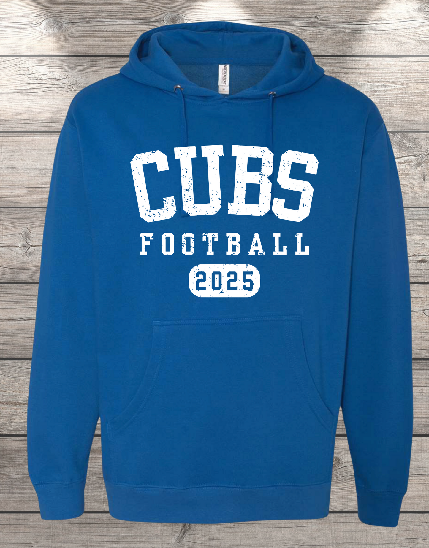 CUBS Football | Sedro Woolley Cubs Football Unisex Hoodie Sweatshirt – Independent Trading Co. | Optional Name on Back or Sleeve