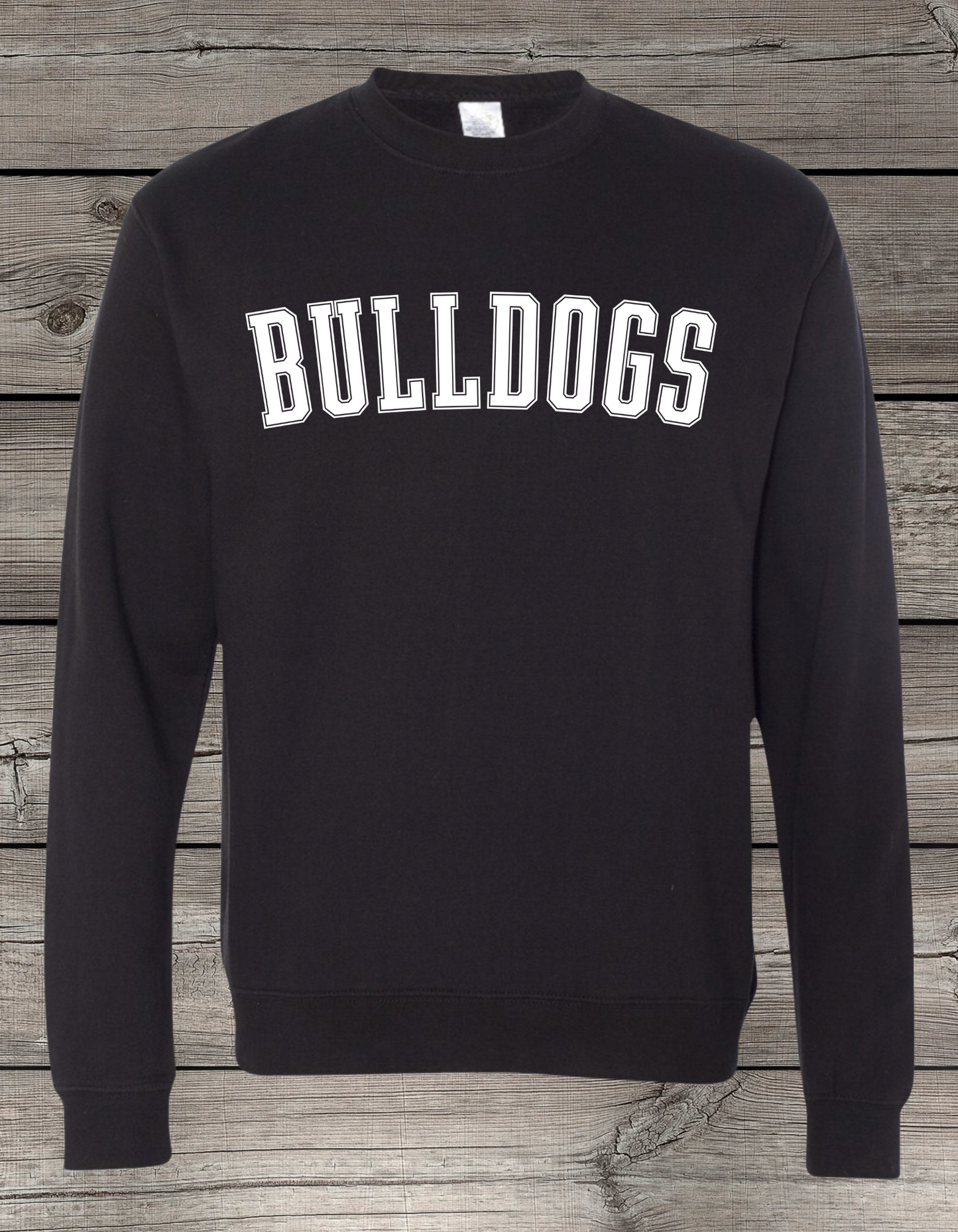 BULLDOGS | Mount Vernon Bulldogs Unisex Crewneck Sweatshirt – Independent Trading Co. | Optional Name on Back or Sleeve