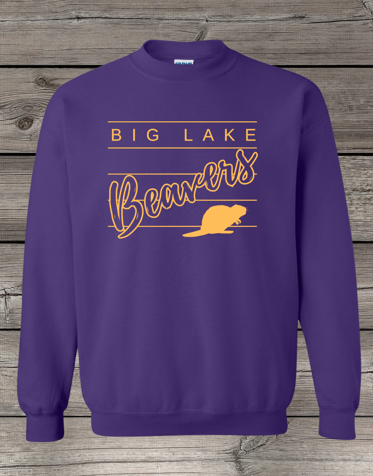 Big Lake Elementary Crewneck Sweatshirt | Youth & Adult Sizes | Lined Big Lake Beavers