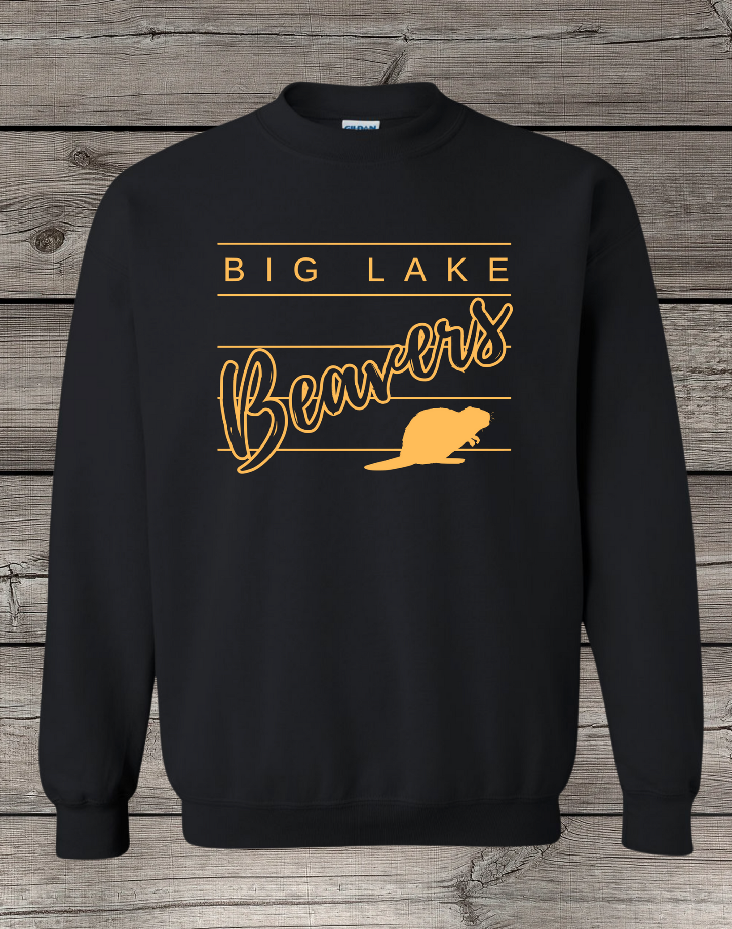 Big Lake Elementary Crewneck Sweatshirt | Youth & Adult Sizes | Lined Big Lake Beavers