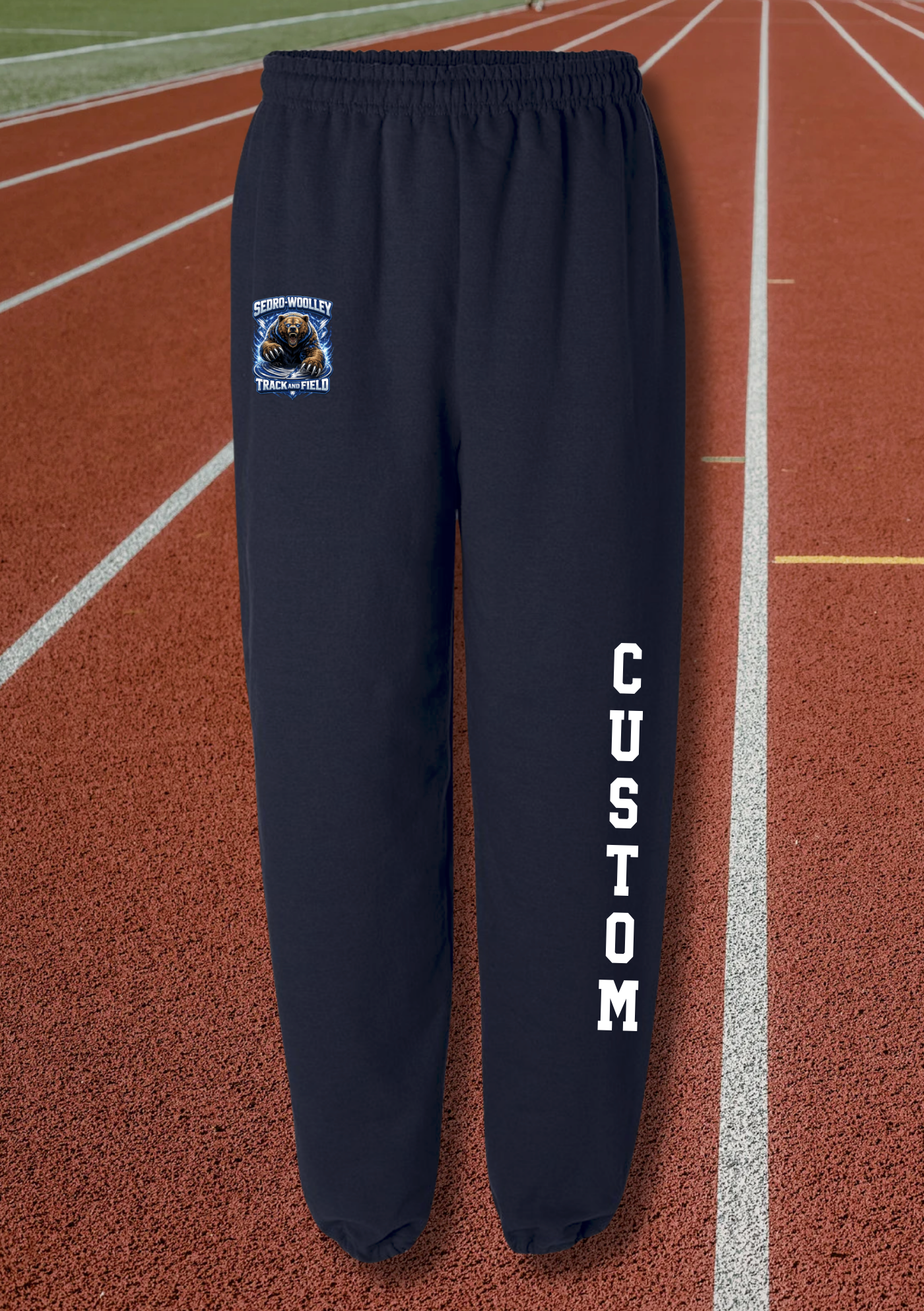 Cascade Middle School Track & Field Sweatpants - Custom Name Option