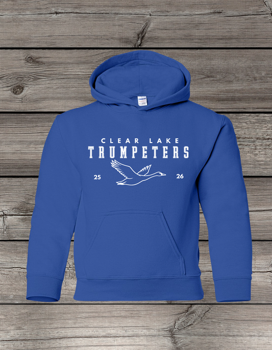 Clearlake Trumpeters Hoodie | School Spirit Wear | Youth & Adult Sizes | Trumpeters 25/26
