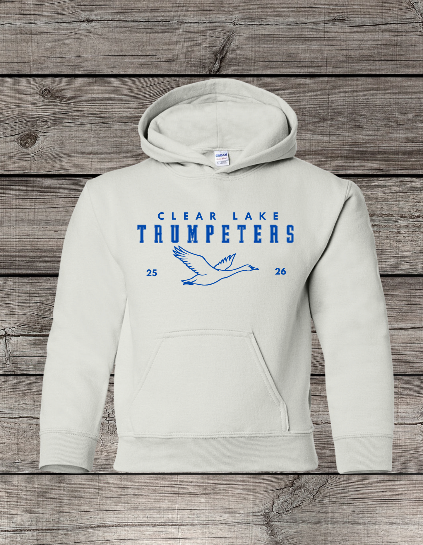 Clearlake Trumpeters Hoodie | School Spirit Wear | Youth & Adult Sizes | Trumpeters 25/26