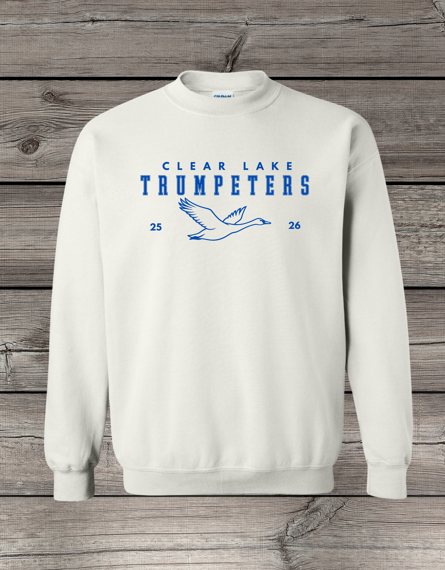 Clearlake Trumpeters Crewneck Sweatshirt | School Spirit Wear | Youth & Adult Sizes | 25/26