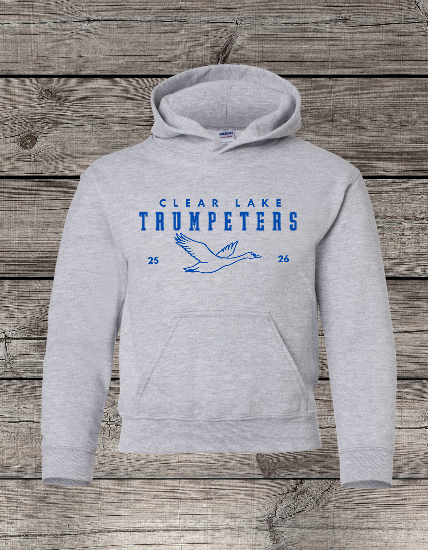 Clearlake Trumpeters Hoodie | School Spirit Wear | Youth & Adult Sizes | Trumpeters 25/26