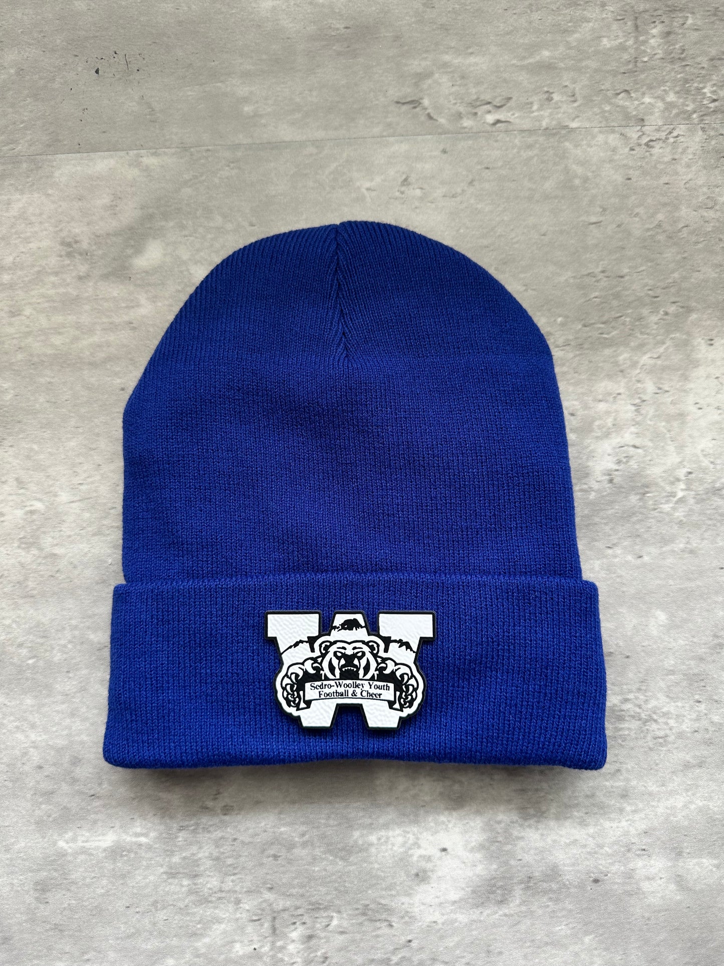 Fleece Lined Sedro Woolley Youth Football and Cheer Beanies