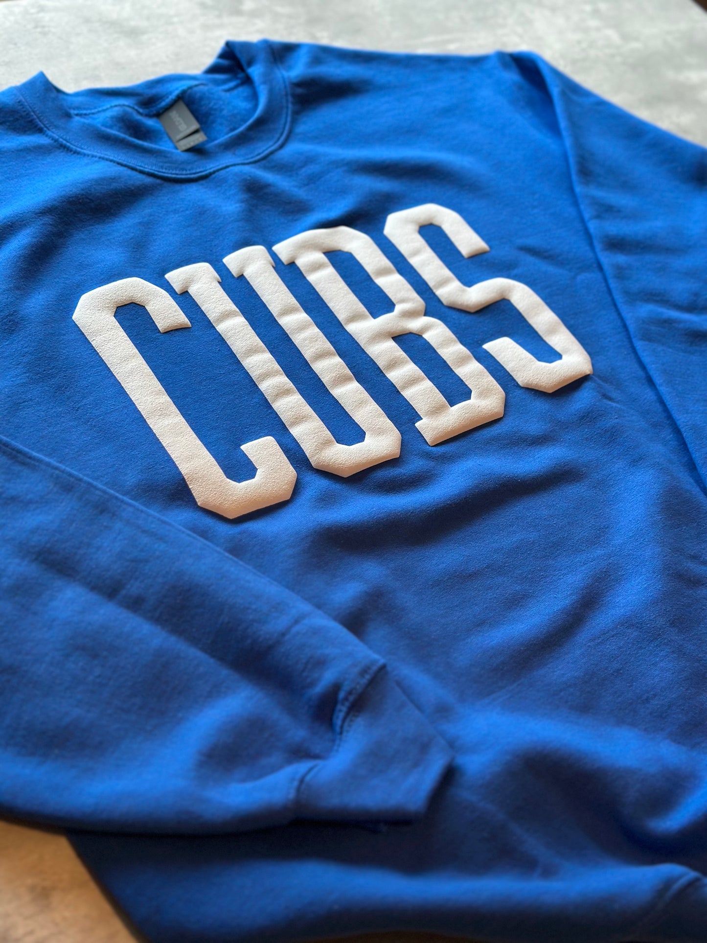 Customizable Puff Print Sweatshirt