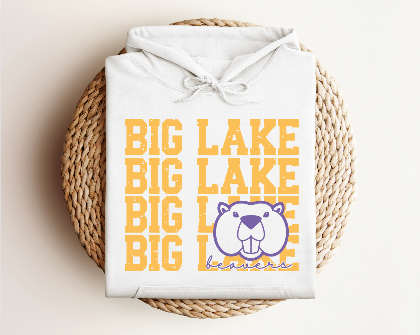 Big Lake Beavers Logo Tee, Crewneck, & Hoodie – Youth & Adult Sizes | School Spirit Wear | Gildan Apparel