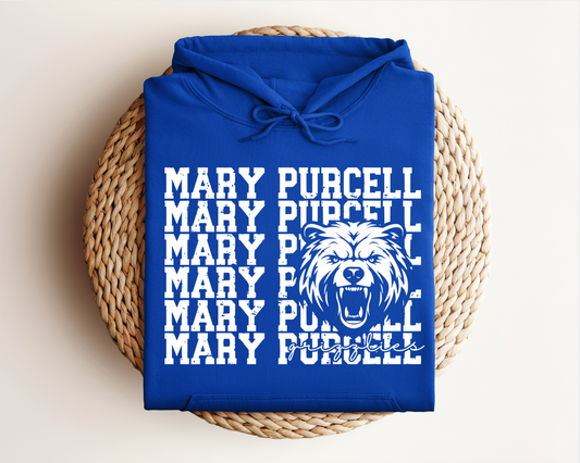 Mary Purcell Grizzlies Logo Tee, Crewneck, & Hoodie – Youth & Adult Sizes | School Spirit Wear | Gildan Apparel