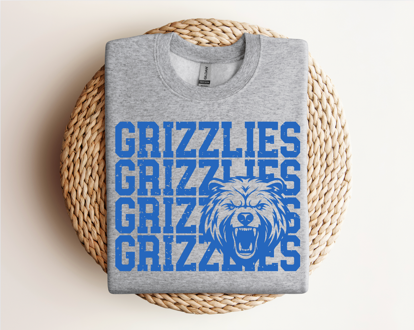 Grizzlies Logo Tee, Crewneck, & Hoodie – Youth & Adult Sizes | School Spirit Wear | Gildan Apparel (Copy)