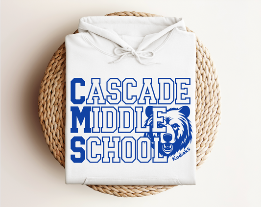 CMS Kodiaks Tee, Hoodie, or Crewneck – Cascade Middle School Spirit Wear | Youth & Adult Sizes