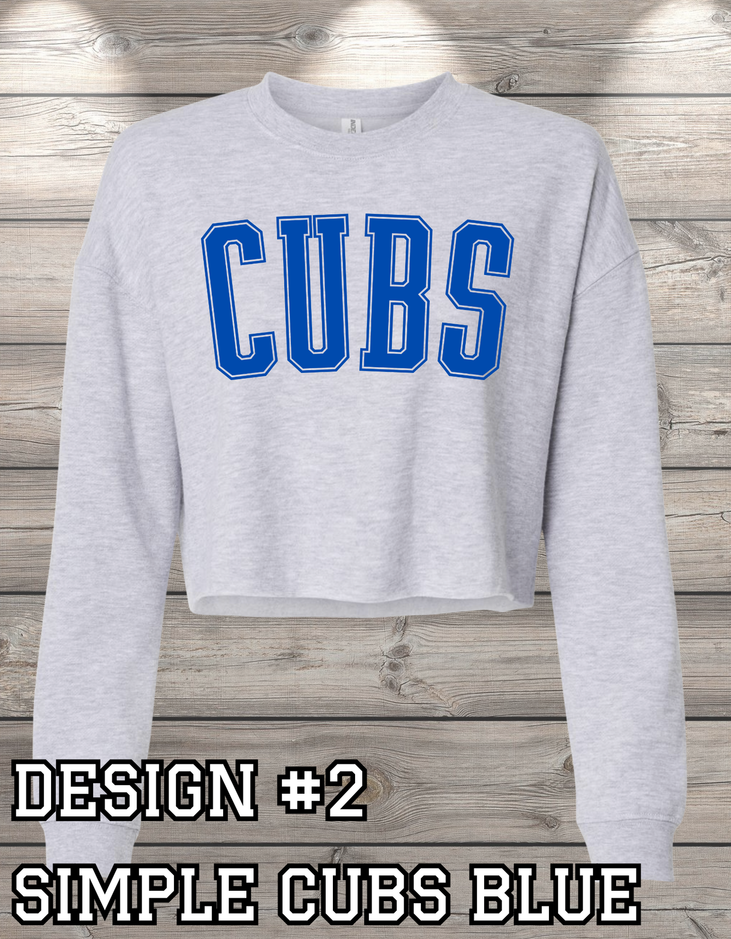 Custom Crop Crewneck Sweatshirt – Personalized & Printed Just for You