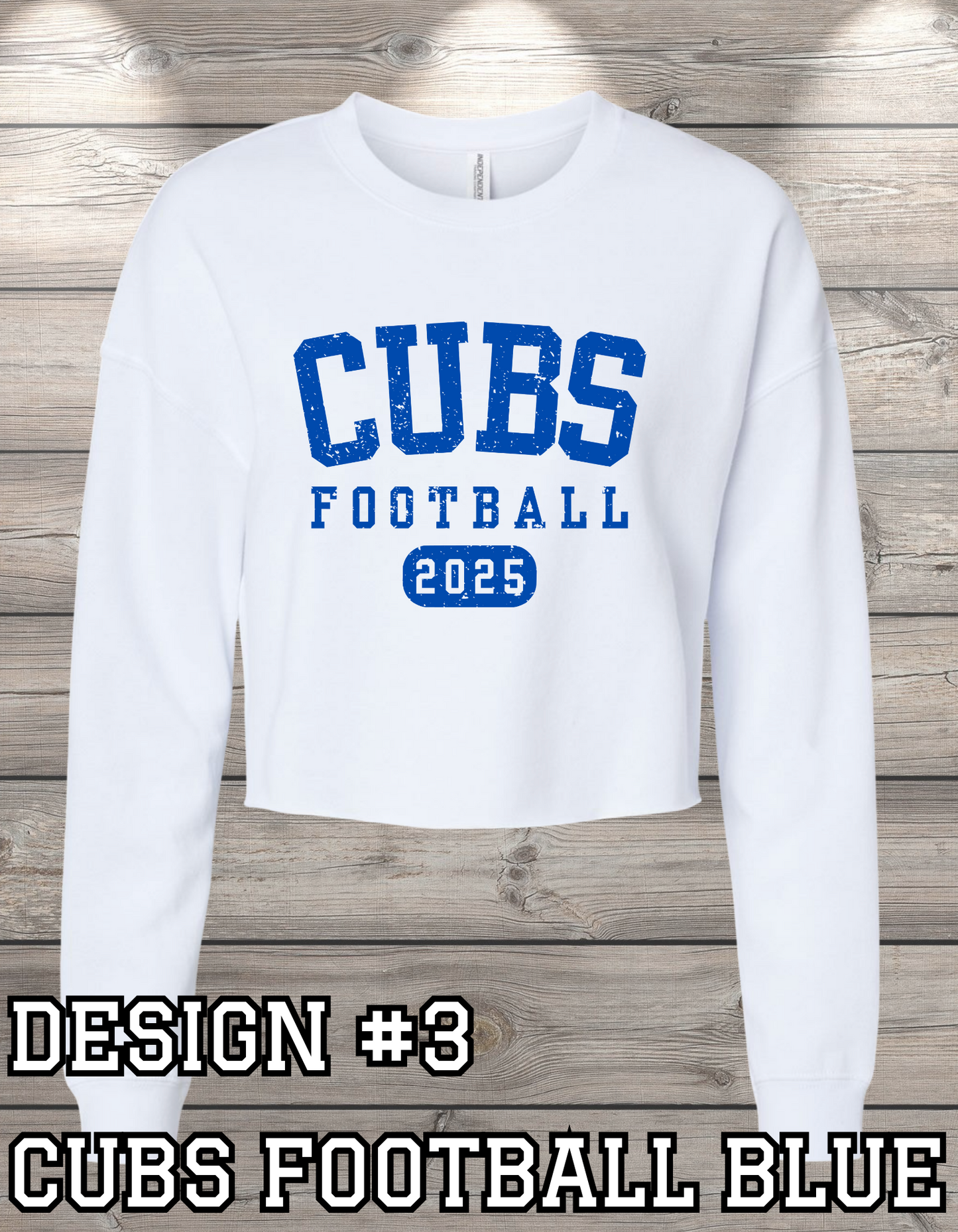 Custom Crop Crewneck Sweatshirt – Personalized & Printed Just for You